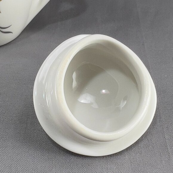 Vtg Royal Jackson Enchantment Parisienne Sugar Bowl & Lid Creamer Floral - Picture 13 of 16